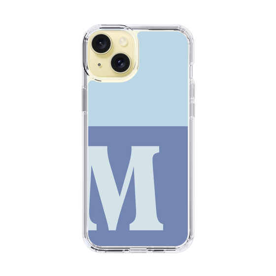 Slim Protection Case［ Original - initial two tone - M blue ］