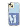 Slim Protection Case［ Original - initial two tone - M blue ］