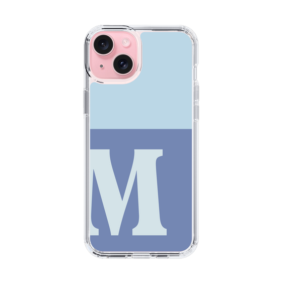 Slim Protection Case［ Original - initial two tone - M blue ］
