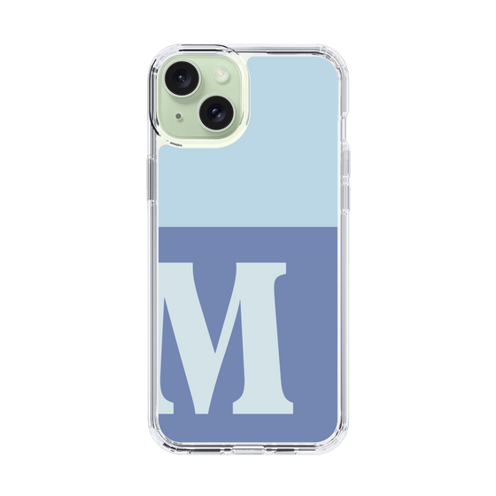 Slim Protection Case［ Original - initial two tone - M blue ］