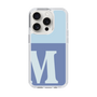 Slim Protection Case［ Original - initial two tone - M blue ］