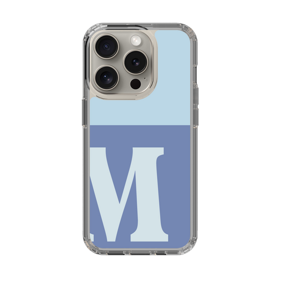 Slim Protection Case［ Original - initial two tone - M blue ］
