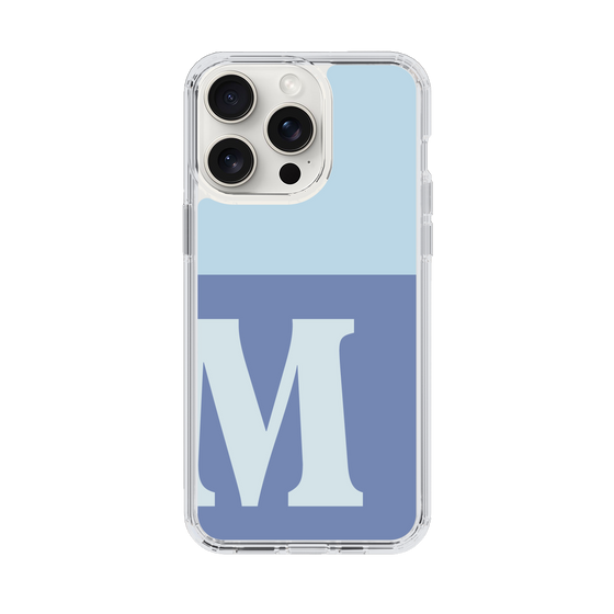 Slim Protection Case［ Original - initial two tone - M blue ］