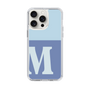 Slim Protection Case［ Original - initial two tone - M blue ］