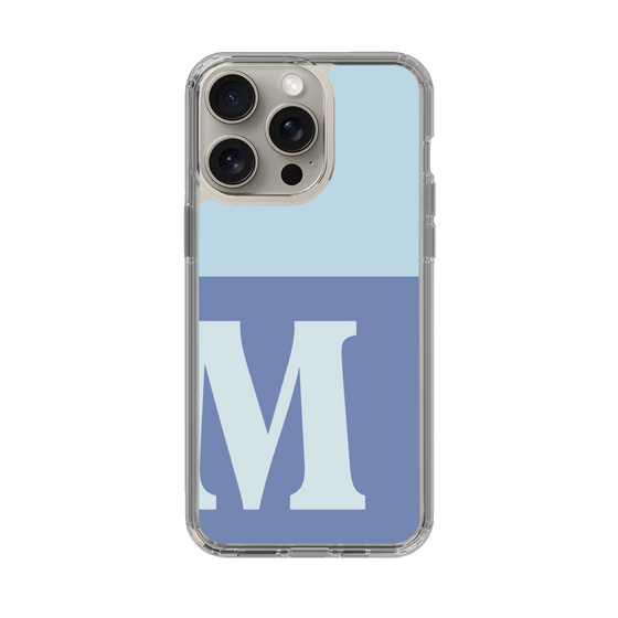 Slim Protection Case［ Original - initial two tone - M blue ］