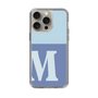Slim Protection Case［ Original - initial two tone - M blue ］