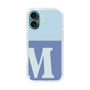 Slim Protection Case［ オリジナル - initial two tone - M blue ］