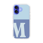 Slim Protection Case［ オリジナル - initial two tone - M blue ］