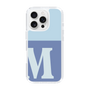 Slim Protection Case［ オリジナル - initial two tone - M blue ］