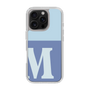 Slim Protection Case［ オリジナル - initial two tone - M blue ］