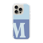 Slim Protection Case［ オリジナル - initial two tone - M blue ］