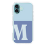 Slim Protection Case［ オリジナル - initial two tone - M blue ］