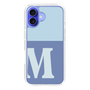 Slim Protection Case［ オリジナル - initial two tone - M blue ］