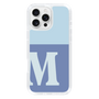 Slim Protection Case［ オリジナル - initial two tone - M blue ］