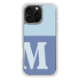 Slim Protection Case［ オリジナル - initial two tone - M blue ］