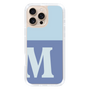 Slim Protection Case［ オリジナル - initial two tone - M blue ］