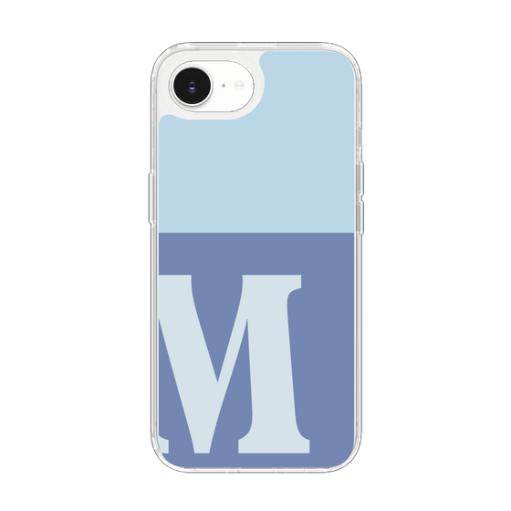 Slim Protection Case［ Original - initial two tone - M blue ］