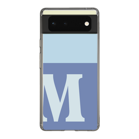 Slim Protection Case［ Original - initial two tone - M blue ］