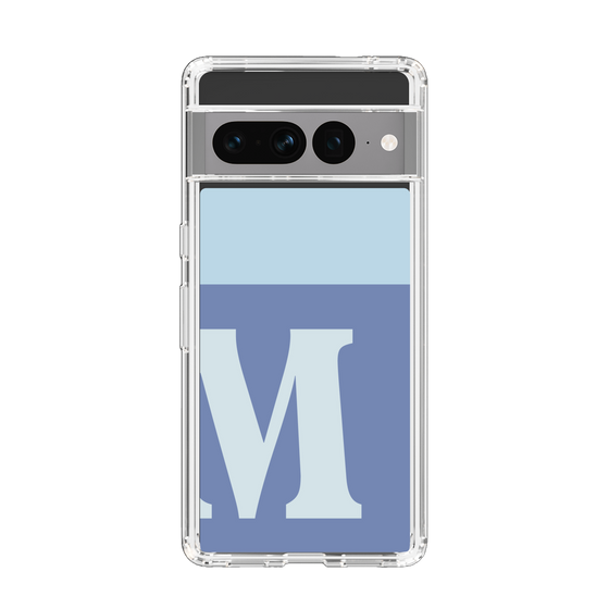Slim Protection Case［ Original - initial two tone - M blue ］