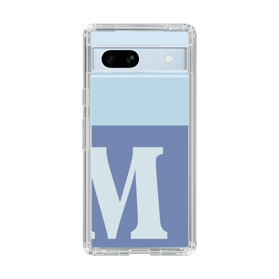 Slim Protection Case［ Original - initial two tone - M blue ］
