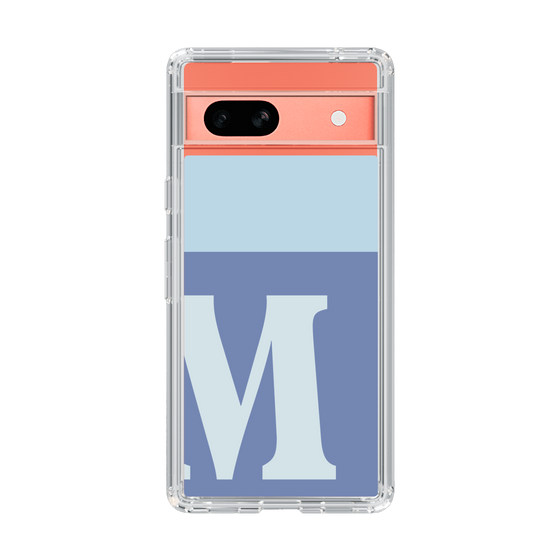 Slim Protection Case［ Original - initial two tone - M blue ］