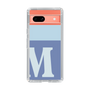 Slim Protection Case［ Original - initial two tone - M blue ］