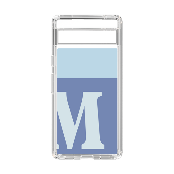 Slim Protection Case［ Original - initial two tone - M blue ］