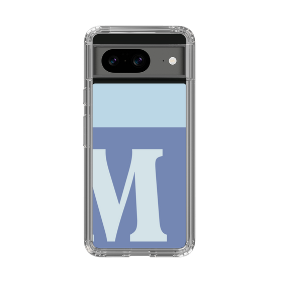 Slim Protection Case［ Original - initial two tone - M blue ］