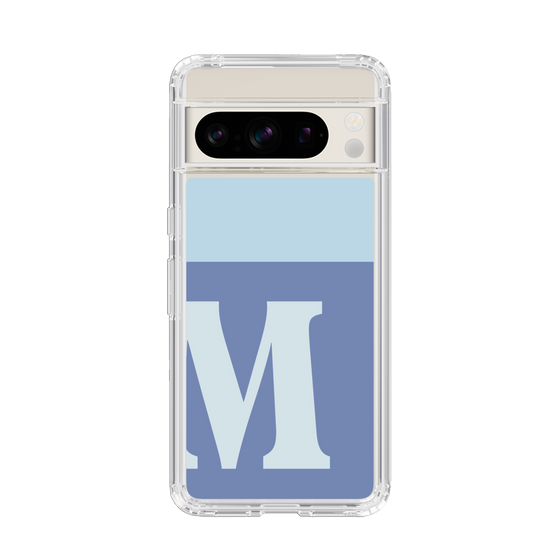 Slim Protection Case［ Original - initial two tone - M blue ］