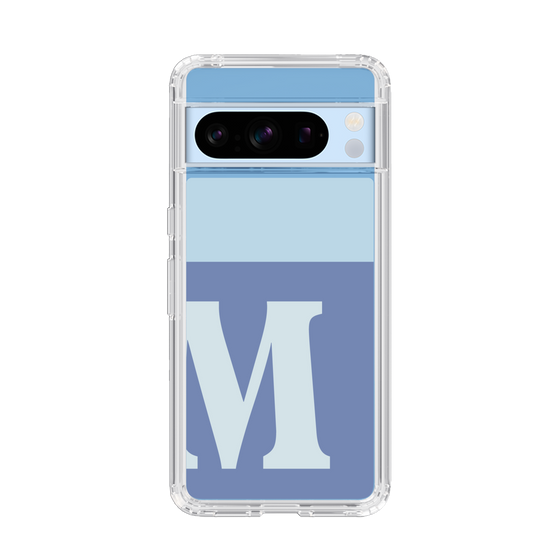 Slim Protection Case［ Original - initial two tone - M blue ］
