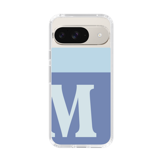 Slim Protection Case［ Original - initial two tone - M blue ］