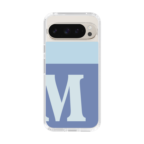 Slim Protection Case［ Original - initial two tone - M blue ］
