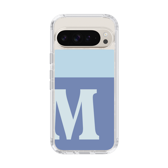 Slim Protection Case［ Original - initial two tone - M blue ］