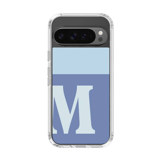 Slim Protection Case［ Original - initial two tone - M blue ］