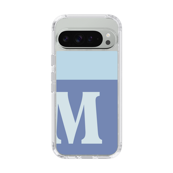 Slim Protection Case［ Original - initial two tone - M blue ］