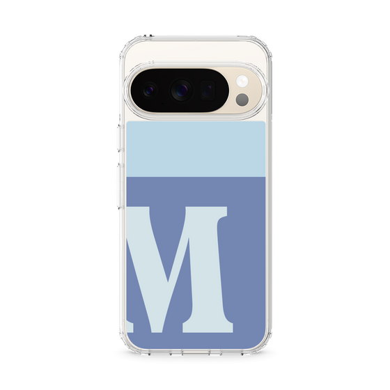 Slim Protection Case［ Original - initial two tone - M blue ］
