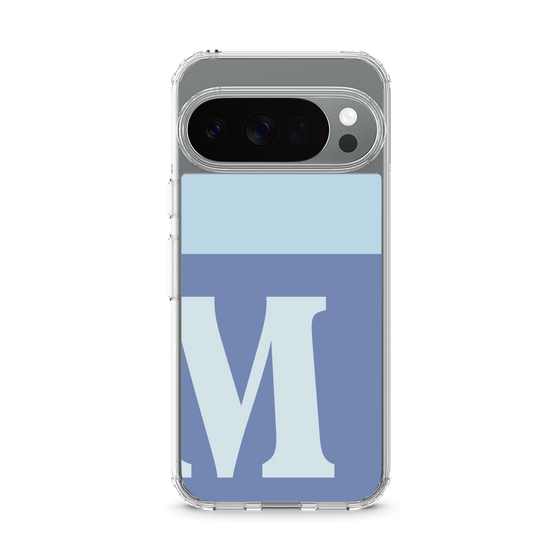 Slim Protection Case［ Original - initial two tone - M blue ］
