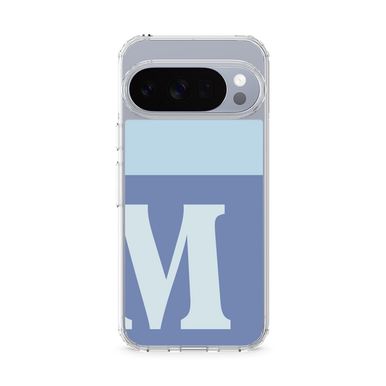 Slim Protection Case［ Original - initial two tone - M blue ］