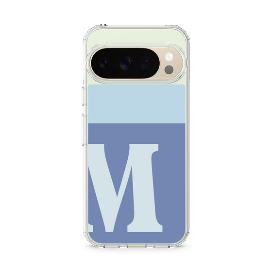 Slim Protection Case［ Original - initial two tone - M blue ］