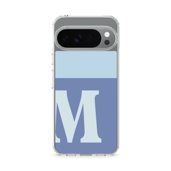 Slim Protection Case［ Original - initial two tone - M blue ］