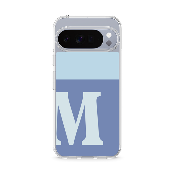 Slim Protection Case［ Original - initial two tone - M blue ］