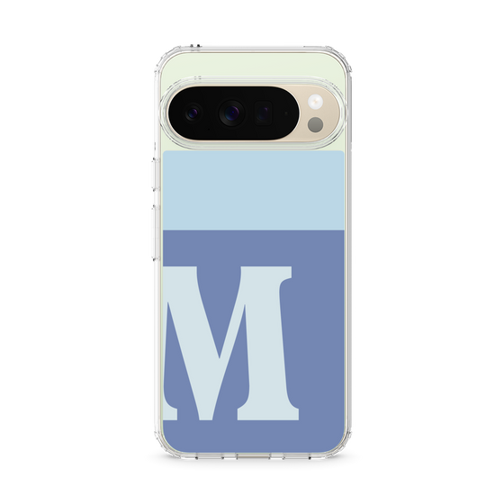 Slim Protection Case［ Original - initial two tone - M blue ］
