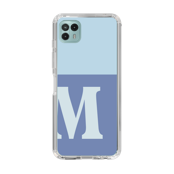 Slim Protection Case［ Original - initial two tone - M blue ］