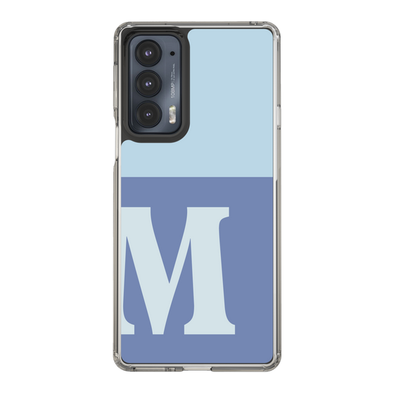 Slim Protection Case［ Original - initial two tone - M blue ］