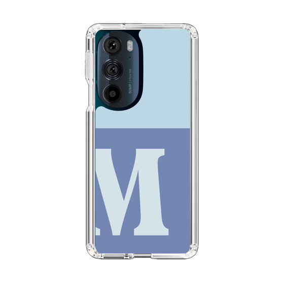 Slim Protection Case［ Original - initial two tone - M blue ］