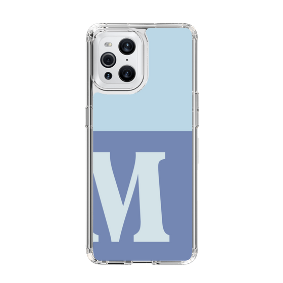 Slim Protection Case［ Original - initial two tone - M blue ］