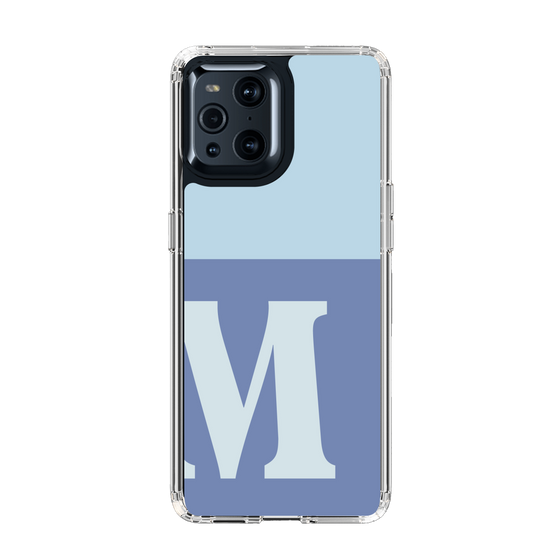 Slim Protection Case［ Original - initial two tone - M blue ］