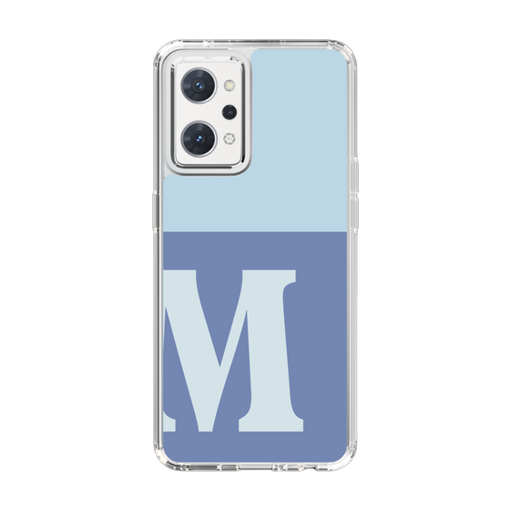 Slim Protection Case［ Original - initial two tone - M blue ］