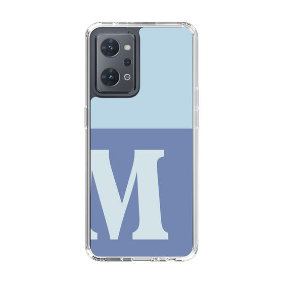 Slim Protection Case［ Original - initial two tone - M blue ］