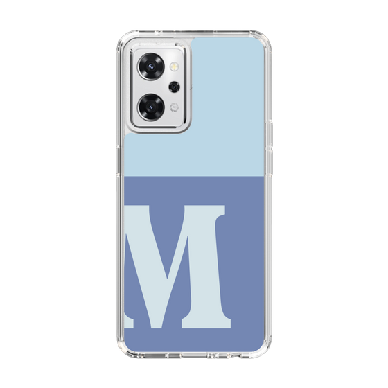 Slim Protection Case［ オリジナル - initial two tone - M blue ］